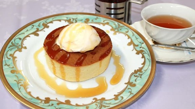 窯焼きスフレ ～バニラアイス添え～