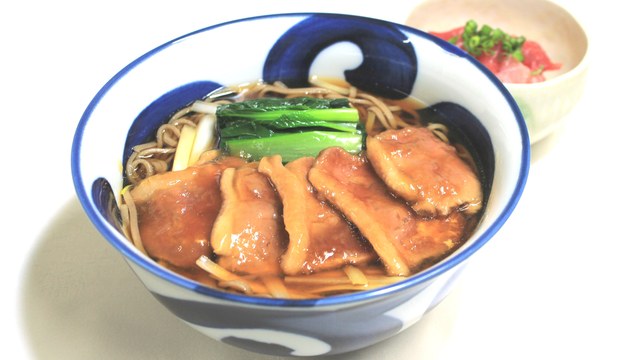 鴨南蛮そばと本日のミニ丼セット